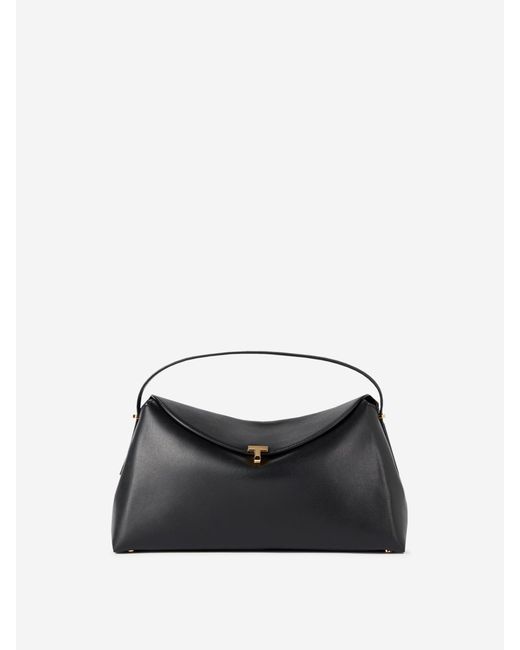 Totême  Black Leather Multifunction Shoulder Bag