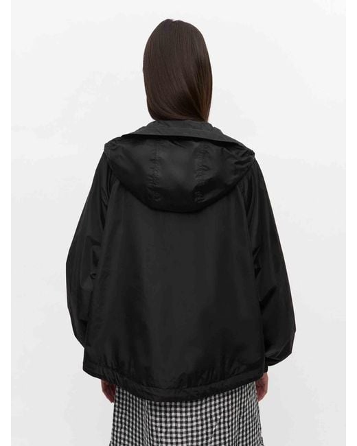Ganni Black Technical Nylon Jacket
