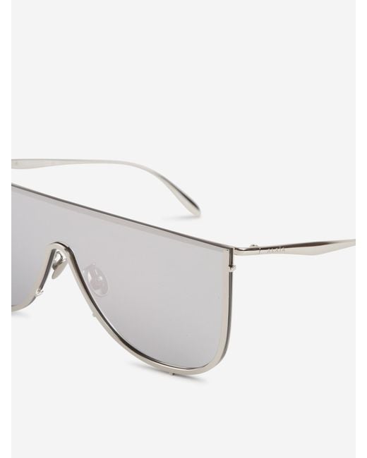 Alaïa White Aviator Sunglasses