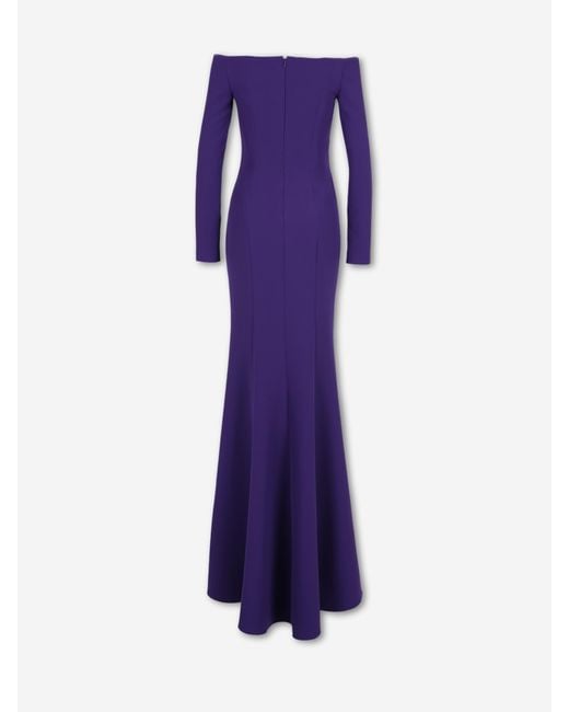 Safiyaa Purple Rory Maxi Dress