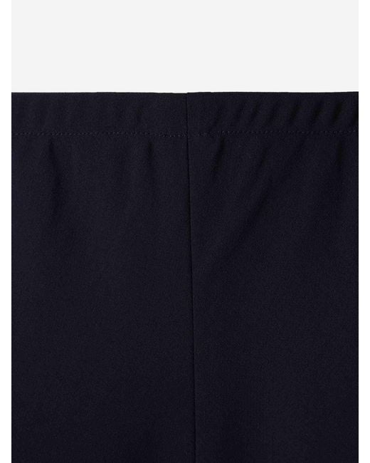 Nili Lotan Blue Wide Leg Straight Trousers
