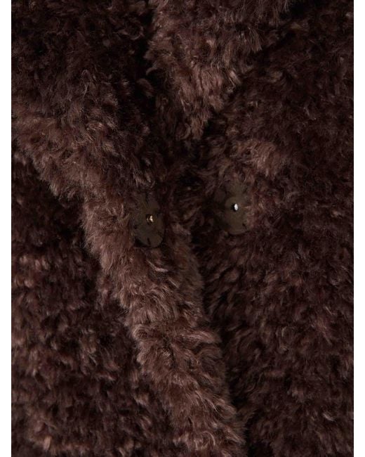 Herno Brown Teddy Coat