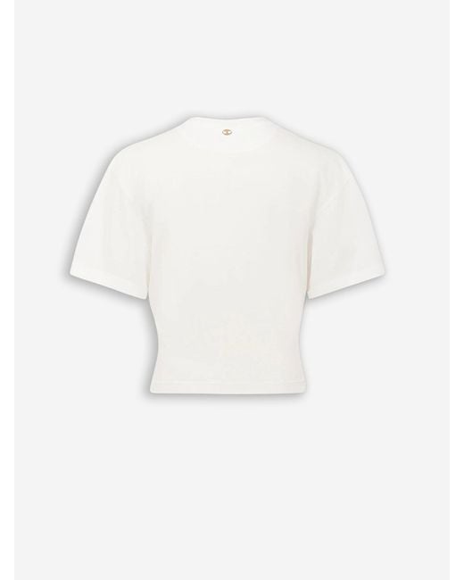 Rabanne White Short Sleeve T-Shirt