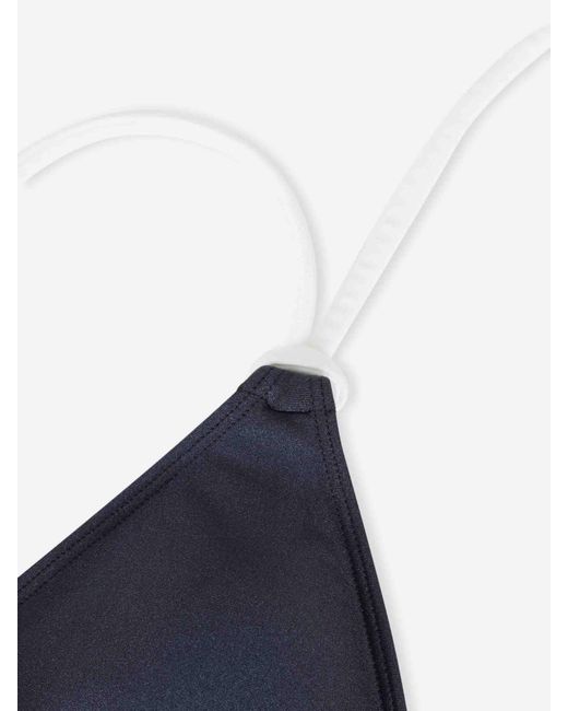 Cult Gaia Blue Chrissy Bikini Top