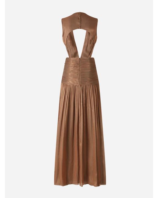 Costarellos Brown Maxikleid Silla