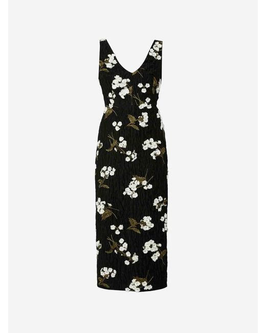 Abito Midi Strutturato di Erdem in White