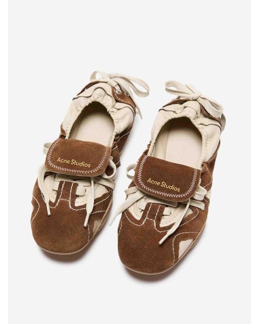 Acne Brown Wildleder-Sneaker