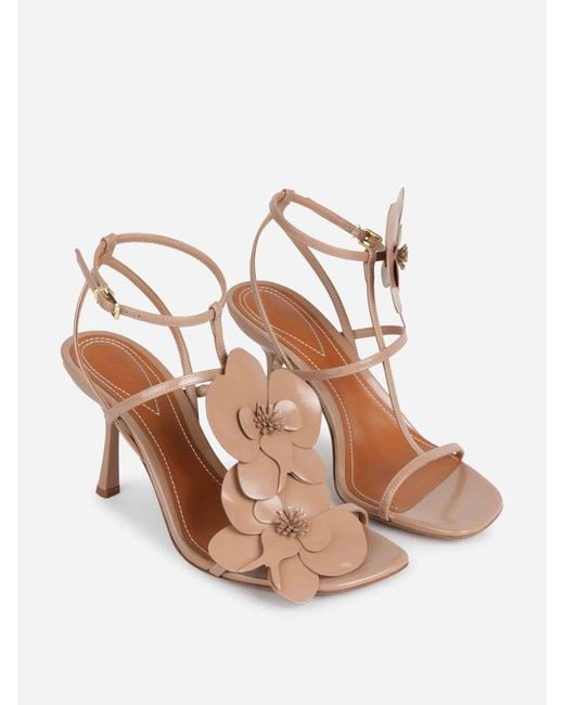 Zimmermann Natural Orchid Sandals 85