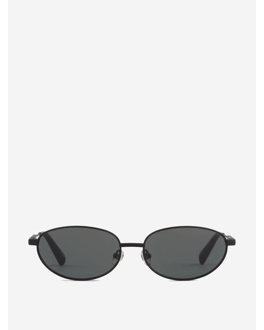 Jacquemus Gray Oval Sunglasses for men