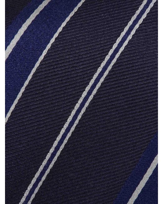 Tom Ford Blue Diagonal Stripes Tie for men