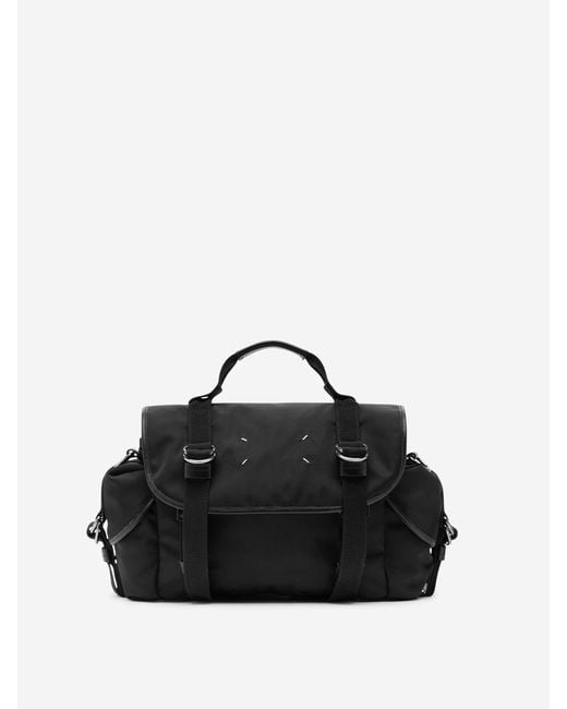 Maison Margiela Messenger Bag in Black for Men | Lyst