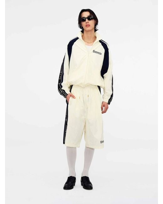 Willy Chavarria White Logo Sports Jacket for men