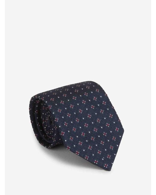Bigi por Santa Eulalia Blue Floral Silk Tie for men