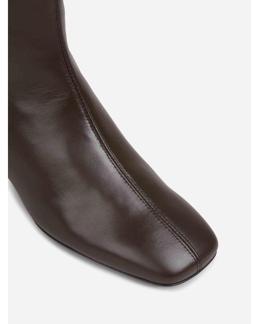 Totême Brown Napa Booties