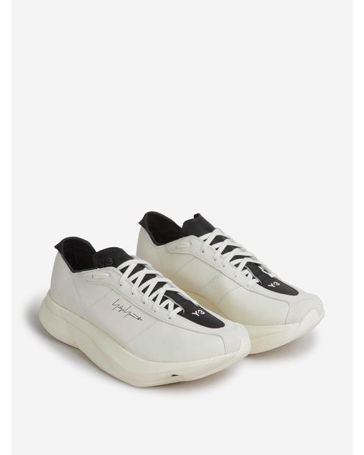 Y-3 White Sneakers Adios Pro for men