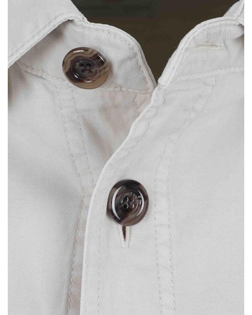 richard j. brown White Fred Overshirt for men