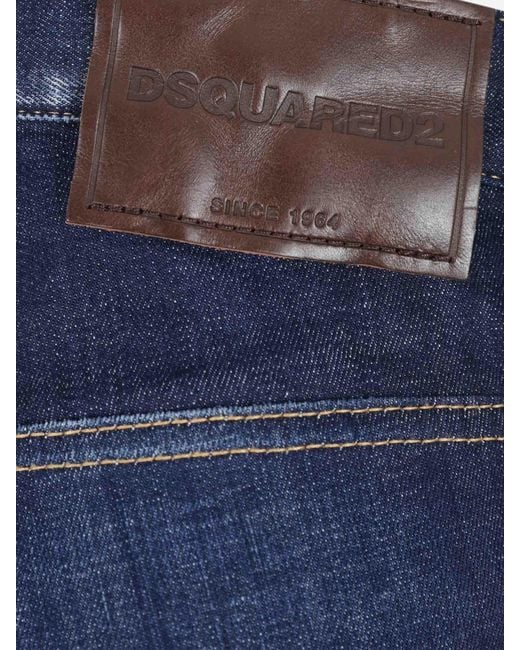 DSquared² Blue Slim Skater Jeans for men