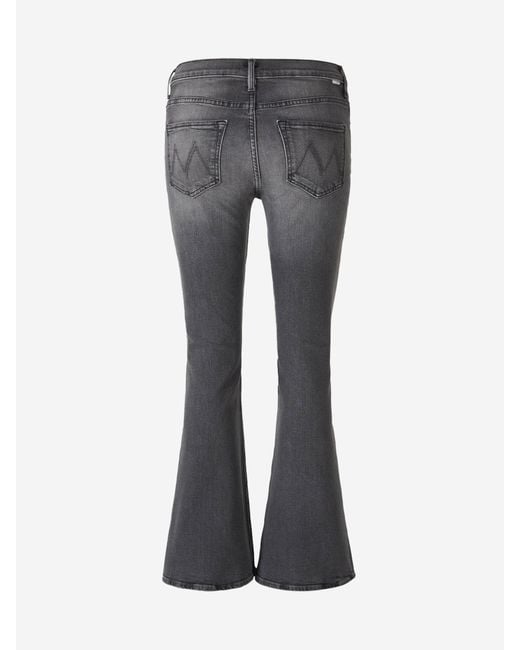 Mother Gray Flare Weekender-Jeans