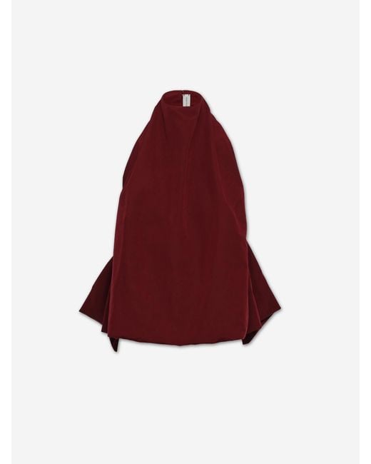 Magda Butrym Red Halter Top