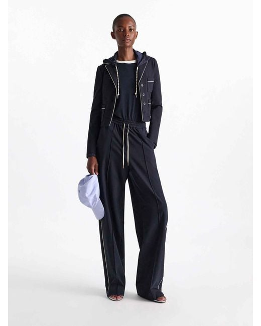 Dorothee Schumacher Blue Blazer Cropped