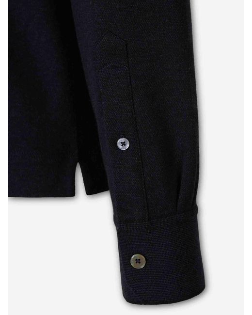 Polo Algodón Zegna de hombre de color Blue