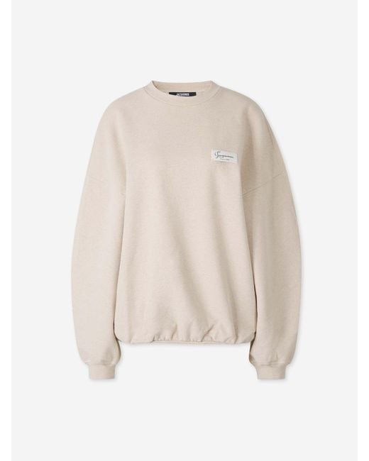 Jacquemus White Corso Cotton Sweatshirt