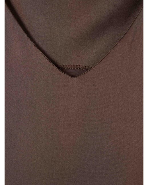 Herno Brown Satin T-Shirt