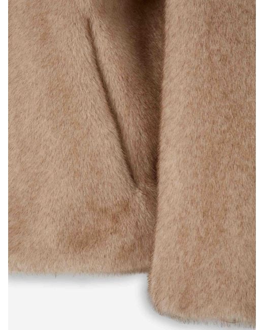Herno Natural Hooded Jacket With Fur