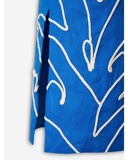 Robe Midi Inopportune ANDRES OTALORA en coloris Blue