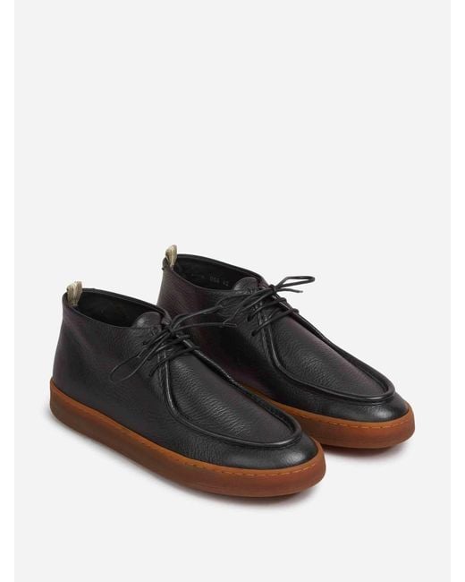 Officine Creative White Leather Lace-Up Shoes for men