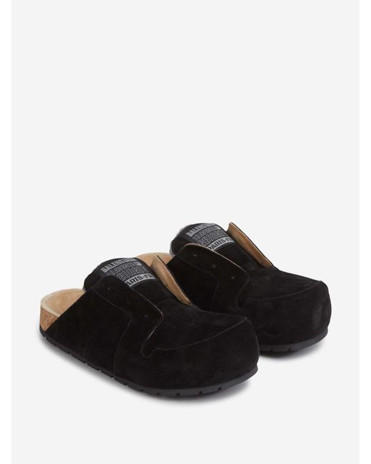 Balenciaga Black Dumbo Slip-On Mules for men