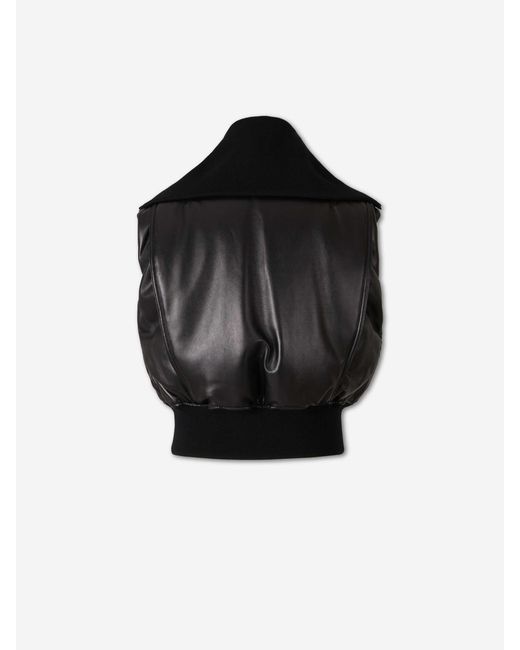Bottega Veneta Black Padded Leather Vest