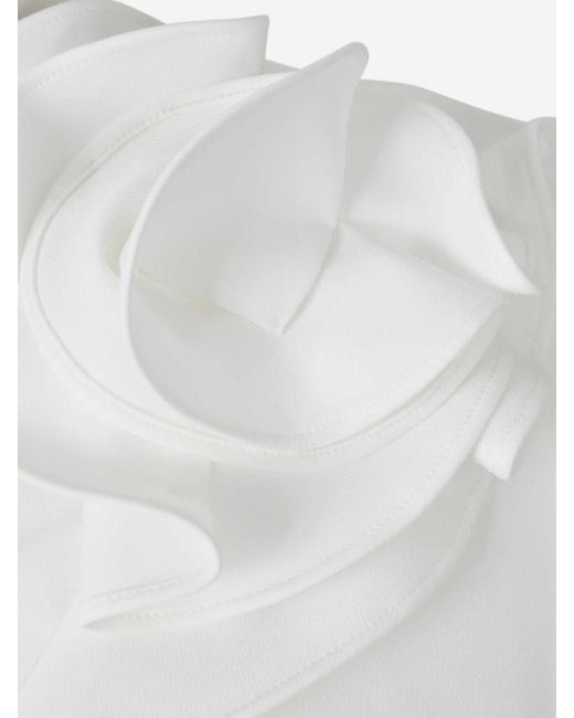 Roland Mouret White Fitted Blazer
