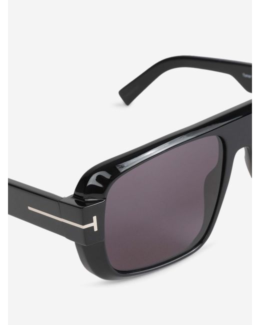 Tom Ford Gray Aviator Sunglasses for men