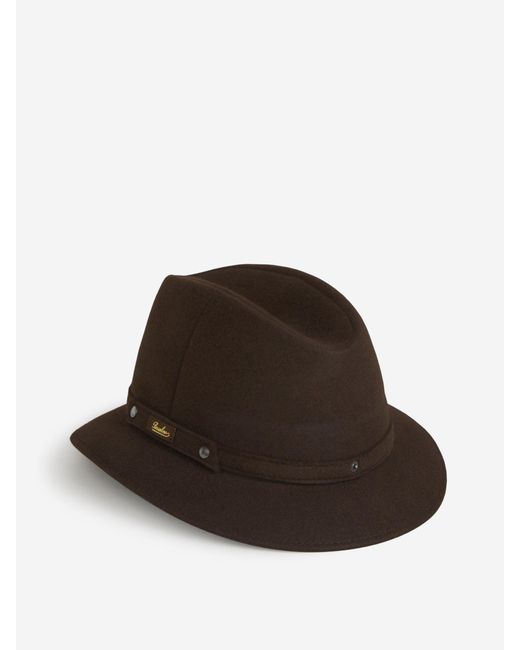 Borsalino Brown Sombrero Alessandria Fieltro for men