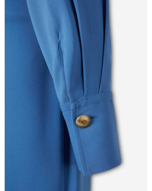 Veronica Beard Blue Loxley Shirt Dress