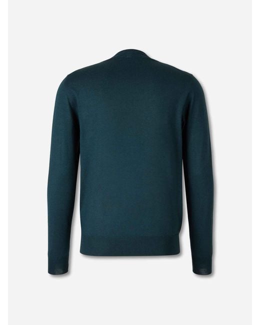 Maglione Cashmere E Seta di Santa Eulalia in Blue da Uomo