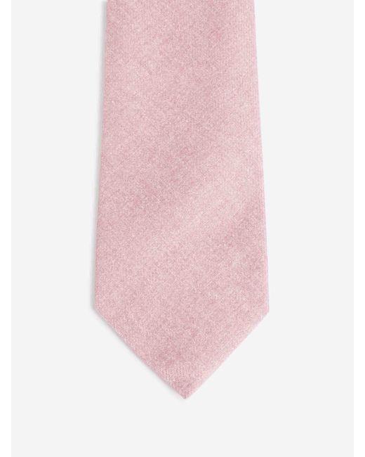 Bigi por Santa Eulalia Pink Wool Cashmere Tie for men