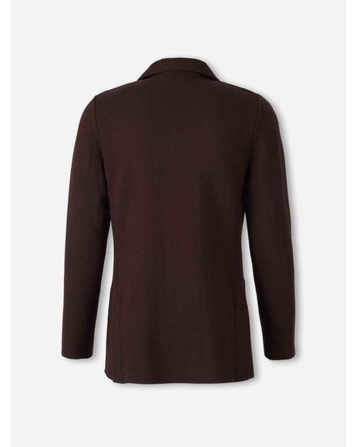 Lardini Brown American Style Cardigan for men