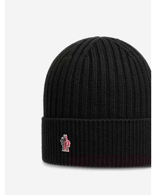 Moncler Blue Knitted Woolen Hat for men