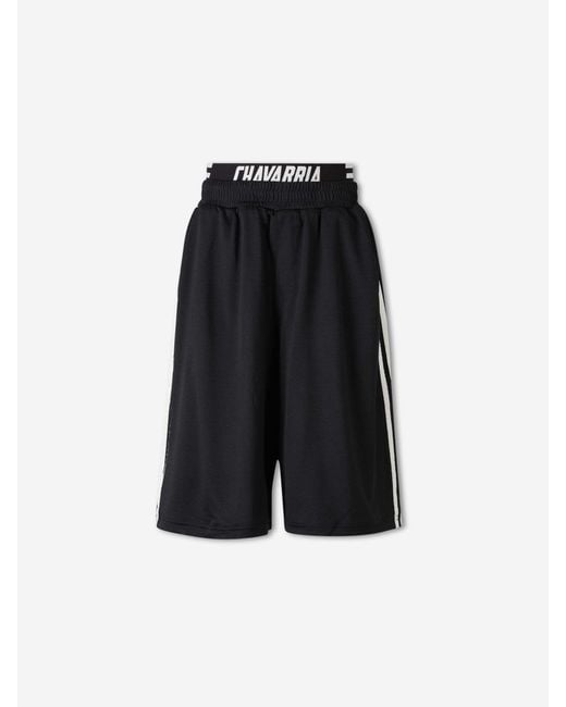 ADIDAS X WILLY CHAVARRIA Blue Technical Straight Bermuda Shorts for men