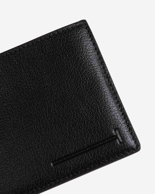 Tom Ford White Foldable Leather Cardholder for men