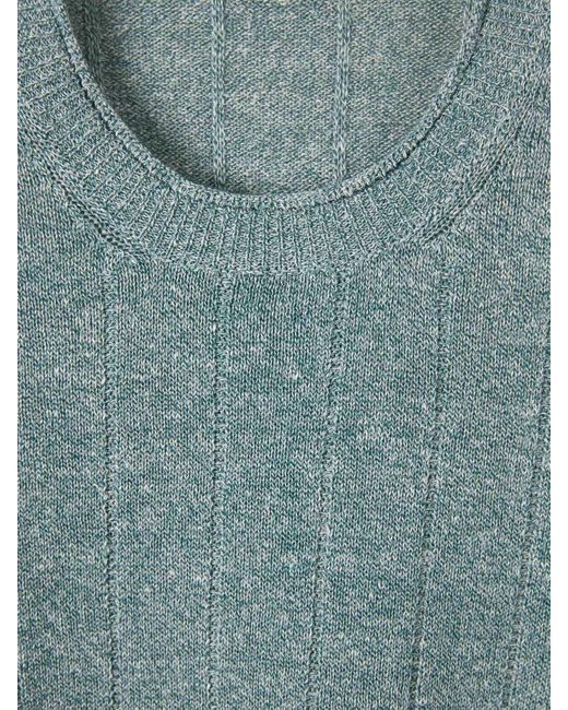 Santa Eulalia Blue Crew Neck Sweater for men