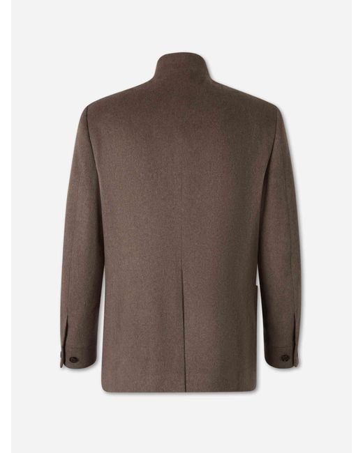 Lardini Brown Cashmere Jacket for men