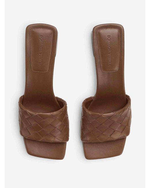 Bottega Veneta Brown Parco Mules