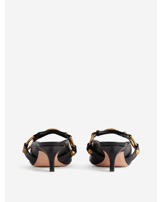 Balenciaga White Mules City