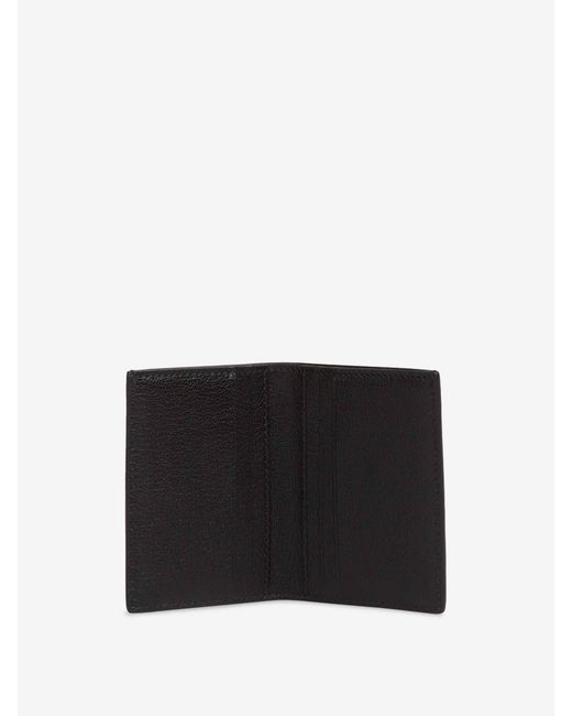 Tom Ford White Foldable Leather Cardholder for men