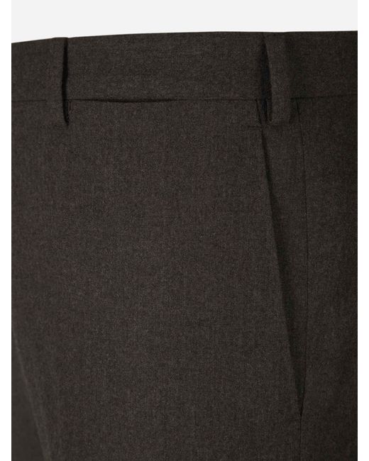Marco Pescarolo Black Cashmere Dressy Pants for men