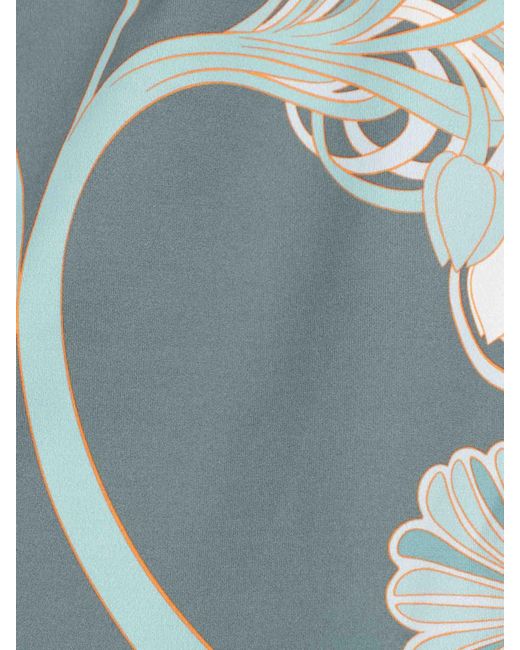 LaDoubleJ Blue Printed Swimsuit