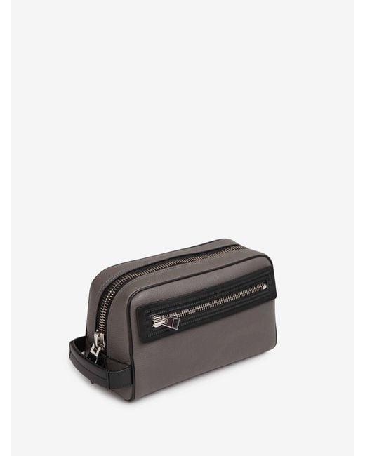 Tom Ford Black Leather Toiletry Bag for men